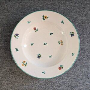 Gmundner Keramik Scattered Flowers/Streublumen 9.5" Serving Bowl